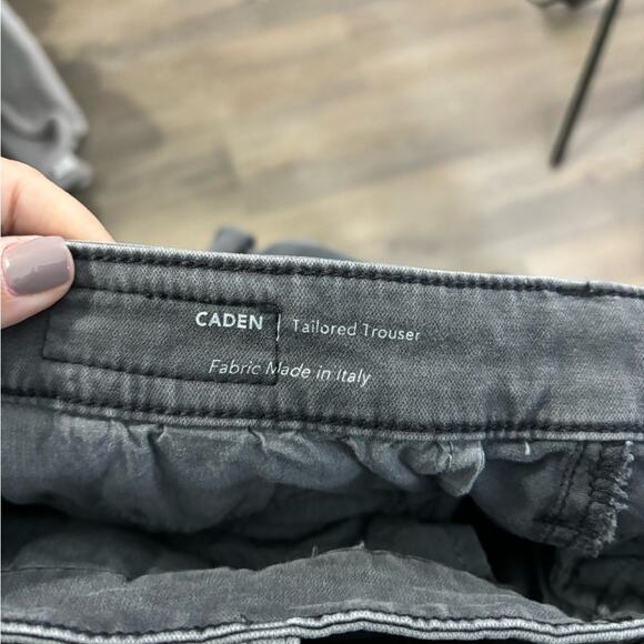 Adriano Goldschmied Caden Gray Tailored Mid Rise Trousers Size 27 - Picture 3 of 9